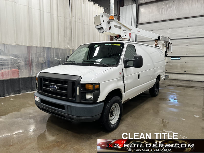 2012 Ford E-350 SuperDuty Utility Bucket Van CLEAN TITLE